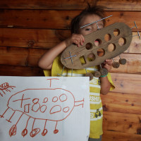 Learning at home DIY #8 Sen with helicopter