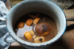The Constant Composter Composting scraps