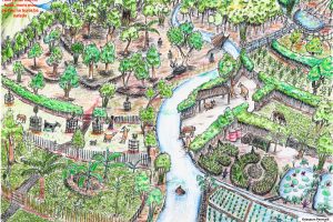 Open source Permaculture Guidebook for the tropics tropical-permaculture-illustration